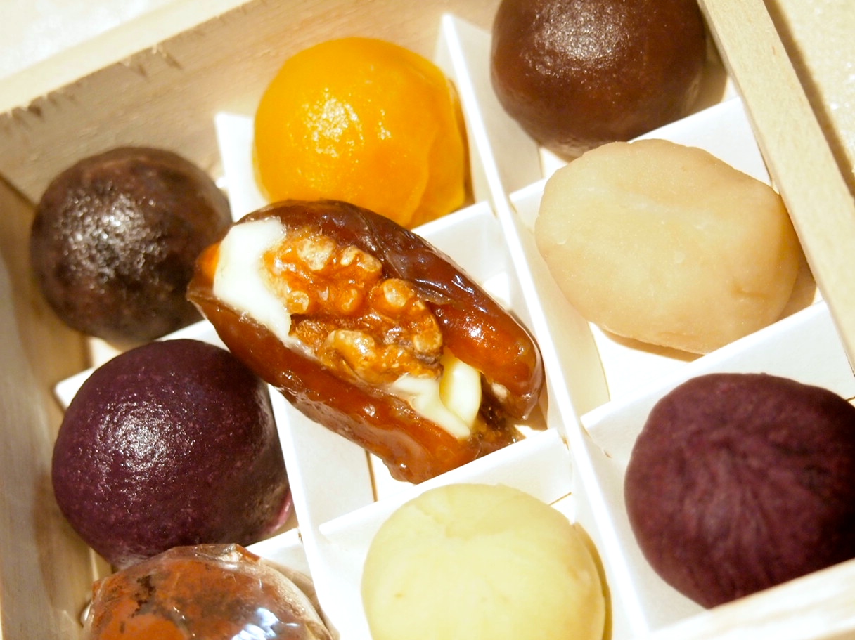 2種用意したお菓子のうちのひとつ、HIGASHIYA ひと口果子